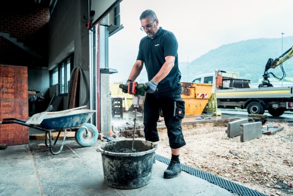 Аккумуляторный строительный миксер Metabo RW 18 LTX BL 140-2, 18В, каркас Аккумуляторный строительный миксер Metabo RW 18 LTX BL 140-2, 18В, каркас