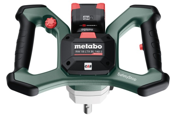 Аккумуляторный строительный миксер Metabo RW 18 LTX BL 140-2, 18В, каркас Аккумуляторный строительный миксер Metabo RW 18 LTX BL 140-2, 18В, каркас