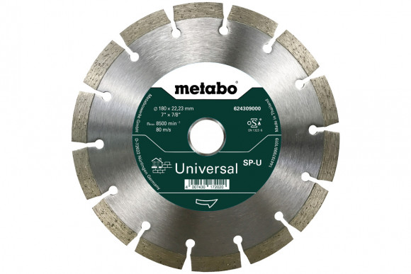 Сегментний алмазний диск Metabo Promotion, 180 мм (624309000)