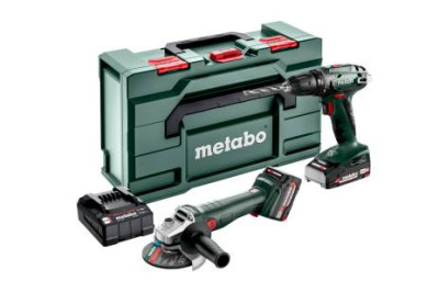 Акумуляторні інструменти в комплекті Metabo Combo Set 2.4.3 (BS 18 + W 18L 9-125), 18В (685204500) Акумуляторні інструменти в комплекті Metabo Combo Set 2.4.3 (BS 18 + W 18L 9-125), 18В (685204500)