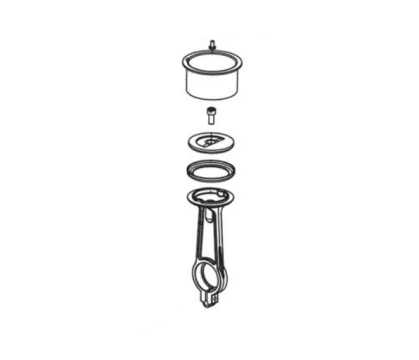 Kolben-Pleuel Set Metabo 316092620