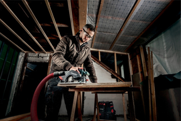 Акумуляторна ручна циркулярна пила Metabo KS 18 LTX 57 FS Set (691065000)