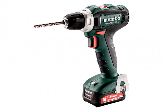Акумуляторний дриль-шурупокрут Metabo PowerMaxx BS 12 2х2.0 Аг (601036500)