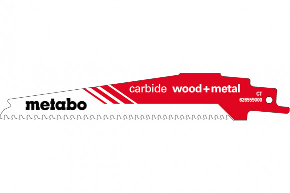 Шабельне полотно по дереву та металу Metabo CARBIDE WOOD + METAL 150 мм, S 956 XHM (626559000)