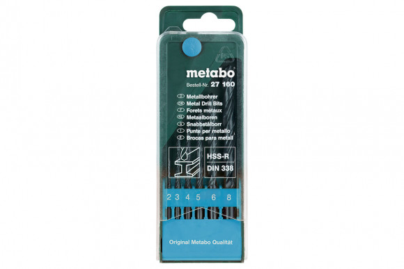 Набір свердл Metabo HSS-R, DIN 338 (627160000)