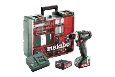 Акумуляторний шуруповерт Metabo PowerMaxx BS 12, 12В, Мобільна майстерня (601036870) Акумуляторний шуруповерт Metabo PowerMaxx BS 12, 12В, Мобільна майстерня (601036870)