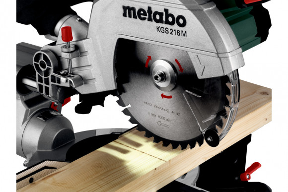 Торцювальна пила з протяжкою Metabo KGS 216 M New (613216000)