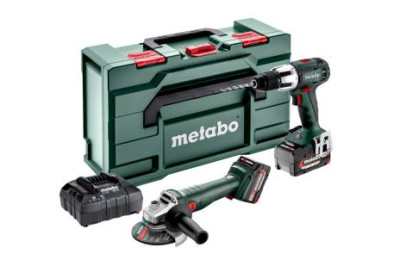 Акумуляторні інструменти в комплекті Metabo Combo Set 2.4.2 (SB 18LT + W 18L 9-125 Quick), 18В (685207510) Акумуляторні інструменти в комплекті Metabo Combo Set 2.4.2 (SB 18LT + W 18L 9-125 Quick), 18В (685207510)