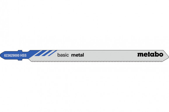 Пилка для лобзика по металу Metabo Classic 106 мм T 318 A, 25 шт (623623000)