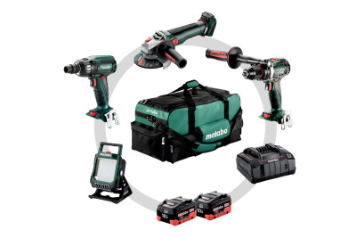 Акумуляторні інструменти в комплекті Metabo Combo Set 4.3.2 (BS 18LTX BL Impuls+SSW 18LTX 400 BL+WB 18LT BL 11-125 Quick+BSA 18LED 4000), 18В (685209000) Акумуляторні інструменти в комплекті Metabo Combo Set 4.3.2 (BS 18LTX BL Impuls+SSW 18LTX 400 BL+WB 18LT BL 11-125 Quick+BSA 18LED 4000), 18В (685209000)