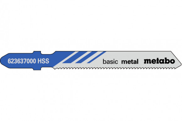 Пилка для лобзика по металу Metabo Classic 51 мм T 118 A, 25 шт (623692000)