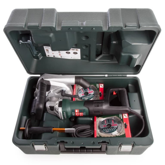 Штроборез Metabo MFE 40 (2 алмазных диска + 20 мм алмазный диск 2 "UP" Universal) (604040900)