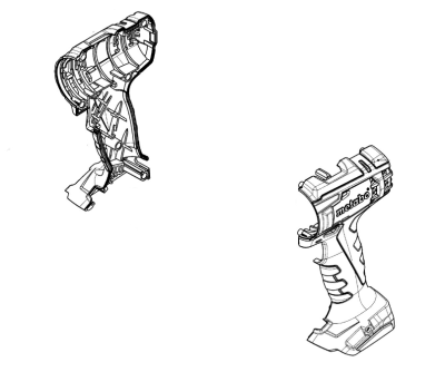 Motor housing Metabo 343444850