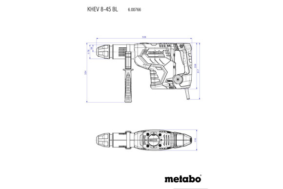 Перфоратор Metabo KHEV 8-45 BL (600766500)