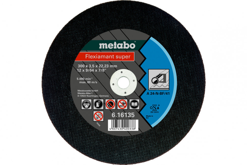 maabee1203 Відрізний диск Metabo Flexiamant super 300x3,5x22,2 Сталь, TF 41