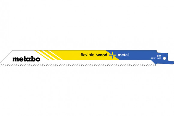 Шабельне полотно з цвяхами Metabo Flexible 200 мм, S 1022 HF, 5 шт (631932000)