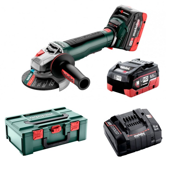 Акумуляторна болгарка Metabo WPB 18 LT BL 11-125 Quick (613059660)