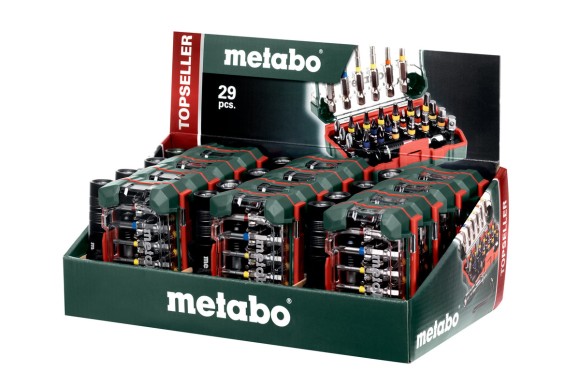 Набір біт Metabo 29 предметів + міні-ліхтарик (626721000)