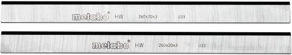 Твердосплавные ножи для рейсмусово-фуговальных станков Metabo HC 260 C/M/K (0911030730)