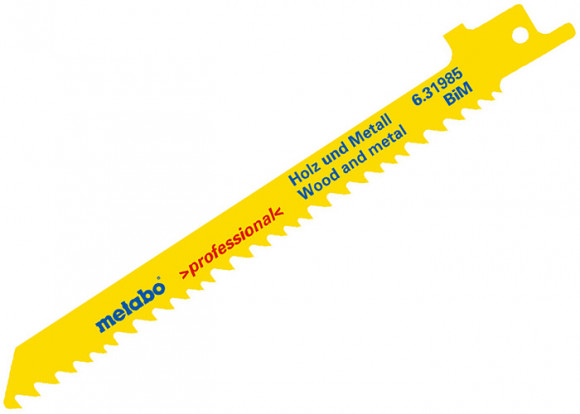 Шкурка для шлифования мечей BiM 150x125/3,2-5,1 мм, 5 шт. Metabo (631985000)