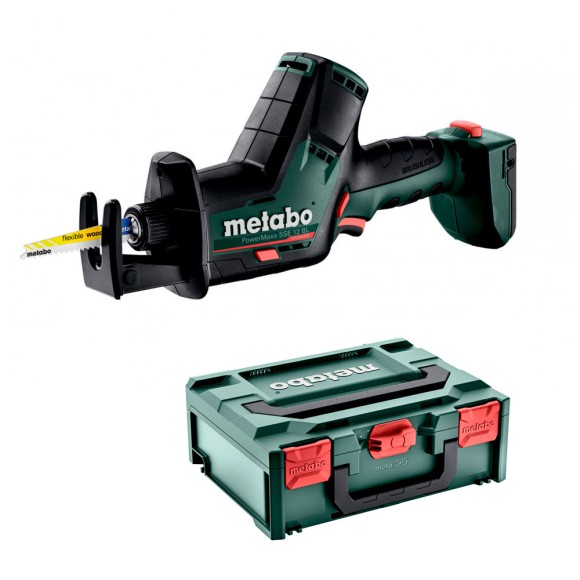 Акумуляторна шабельна пила Metabo PowerMaxx SSE 12 BL, каркас (602322840)