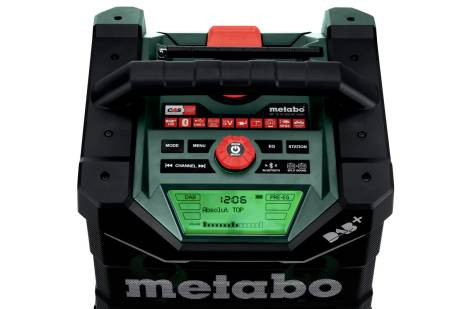 Акумуляторний радіоприймач Metabo RC 12-18 32W BT DAB+, 12-18В, каркас (600779850)