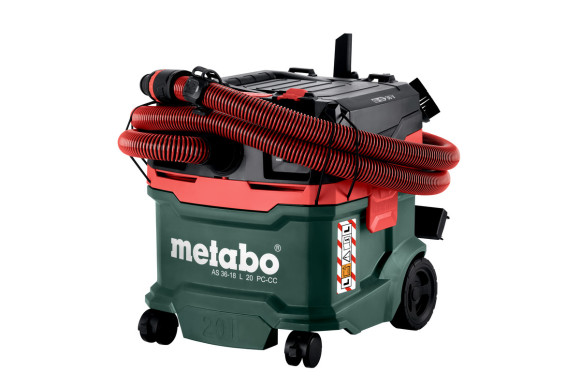 Аккумуляторный пылесос Metabo AS 36-18 L 20 PC CC, 18В, каркас (602072850)