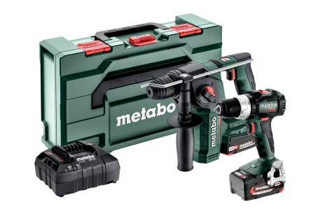 Акумуляторні інструменти в комплекті Metabo Combo Set 2.5.2 (BS 18LT BL + BH 18LTX BL 16), 18В (685182000)