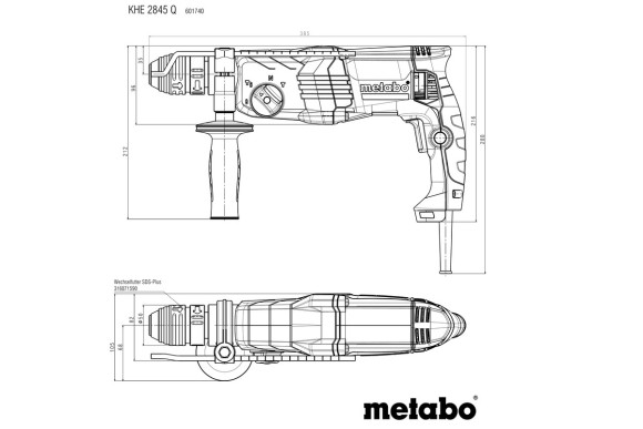 Перфоратор Metabo KHE 2845 Q (601740500)