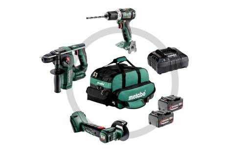 Акумуляторні інструменти в комплекті Metabo Combo Set 3.1.1 (BS 18L BL + BH 18LTX BL 16 + CC 18LTX BL), 18В (691174000)