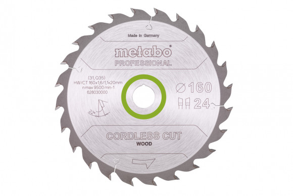 Пилковий диск Metabo Precision Cut 160 мм (628030000)
