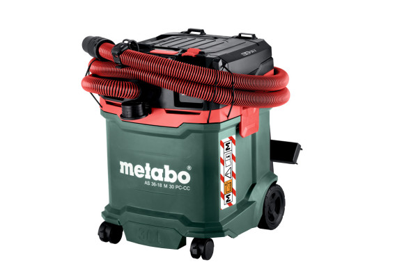 Акумуляторний пилосос Metabo AS 36-18 H 30 PC-CC, 18 В, каркас (602075850)