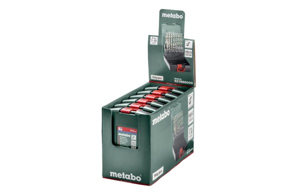 Пластикова касета Metabo HSS-G, SP, 19 предметів (627668000) Пластикова касета Metabo HSS-G, SP, 19 предметів (627668000)