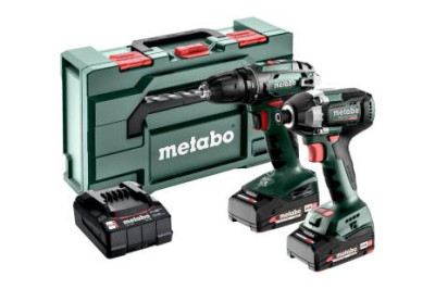 Акумуляторні інструменти в комплекті Metabo Combo Set 2.8.1 (BS 18 + SSD 18LT 200 BL), 18В (685193000) Акумуляторні інструменти в комплекті Metabo Combo Set 2.8.1 (BS 18 + SSD 18LT 200 BL), 18В (685193000)