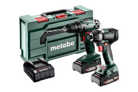 Набор аккумуляторных инструментов Metabo Combo Set 2.8.1 (BS 18 + SSD 18LT 200 BL), 18В (685193000)
