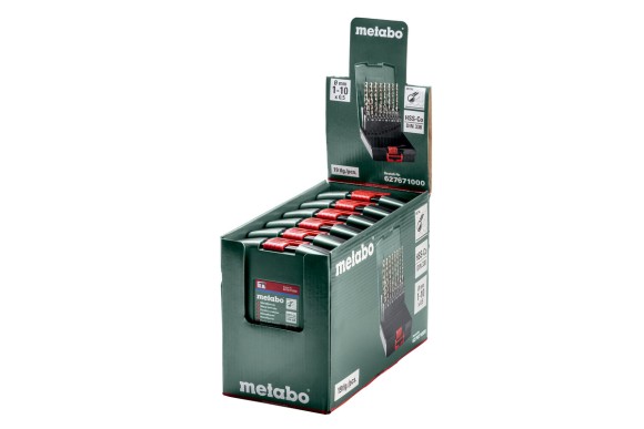 Пластикова касета Metabo HSS-CO, SP, 19 предметів (627671000) Пластикова касета Metabo HSS-CO, SP, 19 предметів (627671000)