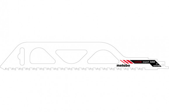 Шабельне полотно з цегли, бетону Metabo expert 305 мм, S 1243 HM (631917000)