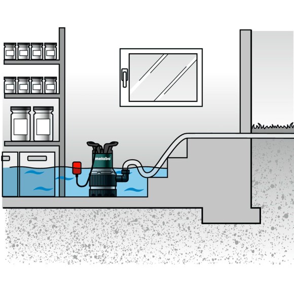 Комбінований занурювальний насос Metabo TPS 16000 S Combi (0251600000) Комбінований занурювальний насос Metabo TPS 16000 S Combi (0251600000)