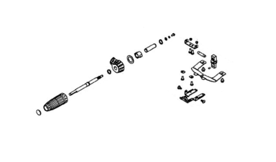 Механизм фиксации углов KS 254/305 Metabo (1010737741)