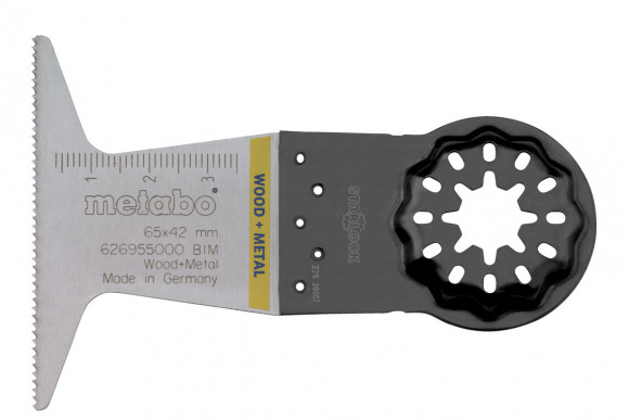 Пильне полотно з металом для мультиінструменту BiM 65*35 мм Metabo (626955000)