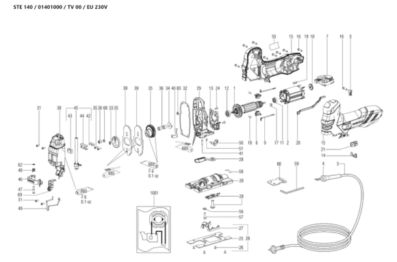 Ролик у зборі Metabo (316037660)
