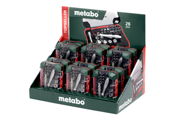 Набір біт та головок Metabo Promotion 26 предметів (626701000)