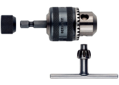 Патрон ключовий 05-6,5 мм, з шестигранним хвостовиком Metabo (635100000) Патрон ключовий 05-6,5 мм, з шестигранним хвостовиком Metabo (635100000)