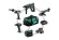 Акумуляторні інструменти в комплекті Metabo Combo Set 5.2 (BS 18LTX BL Impuls+KH 18LTX 24+W 18L 9-125 QUICK+SSW 18LTX 300 BL+R 12-18DAB+BT) (685213000)