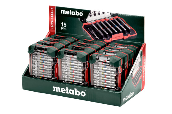Набор удлиненных бит Metabo 15 предметов (626718000) Набор удлиненных бит Metabo 15 предметов (626718000)