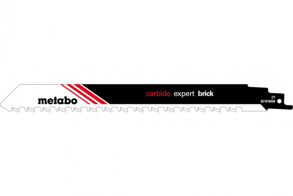 Шабельне полотно з цегли, пінобетону Metabo expert 240 мм, S 1243 HM (631916000)
